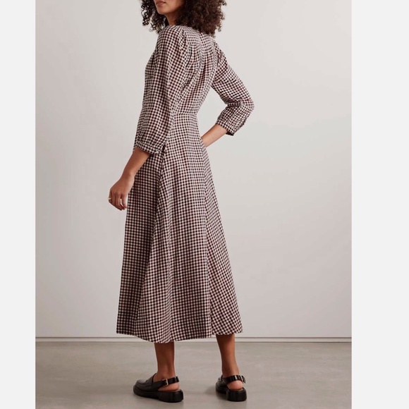 DOEN Madelaine Dress – Delphine Plaid — Size S — NWT - Picture 9 of 16